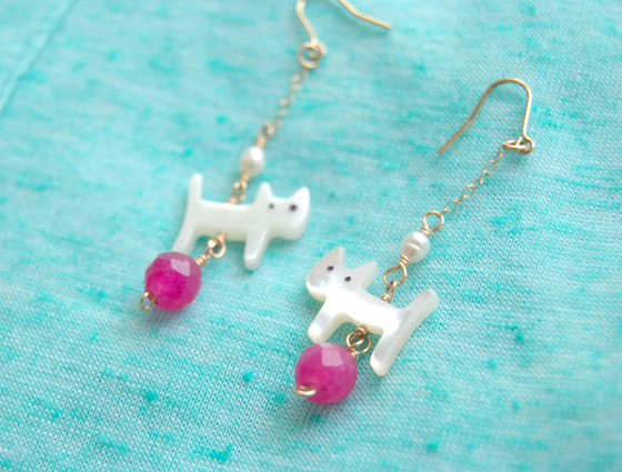Love kittens -hot pink- ¥3200